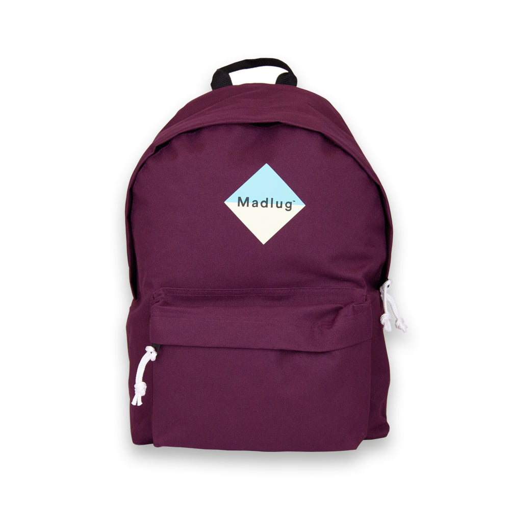 Madlug Classic Backpack in Burgundy.